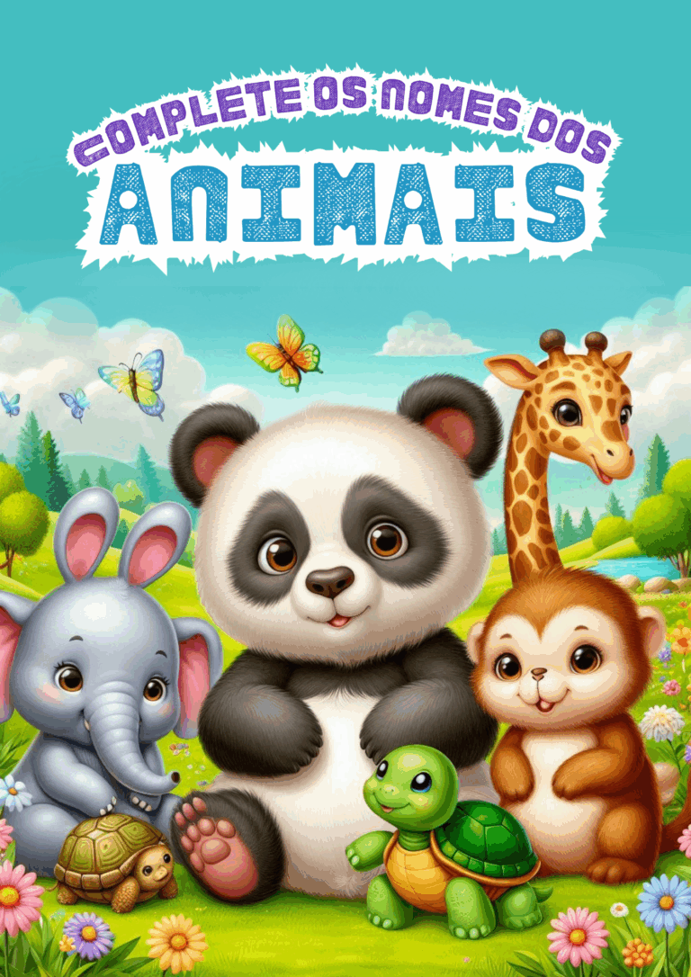 Complete o nome dos animais